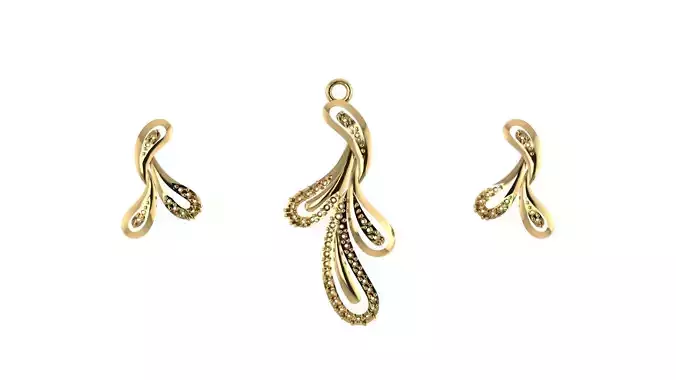 Women pendant 3D print model