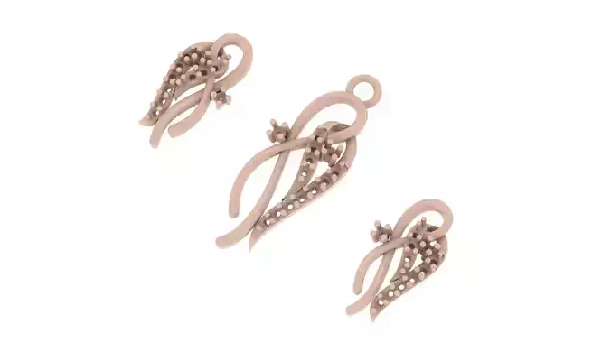 Women pendant 3D print model