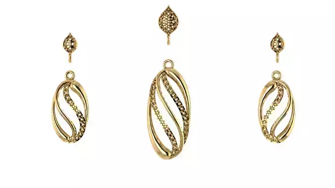 Women pendant 3D print model