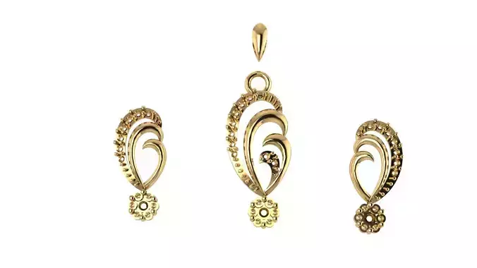 Women pendant 3D print model