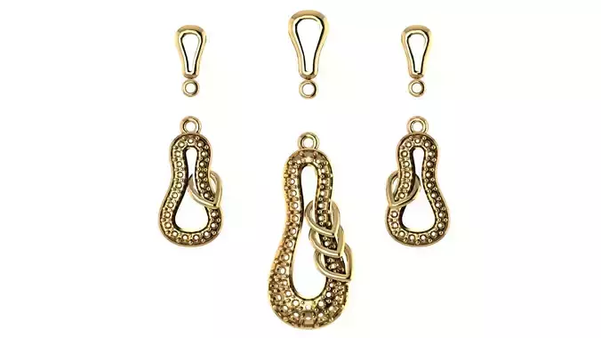 Women pendant 3D print model