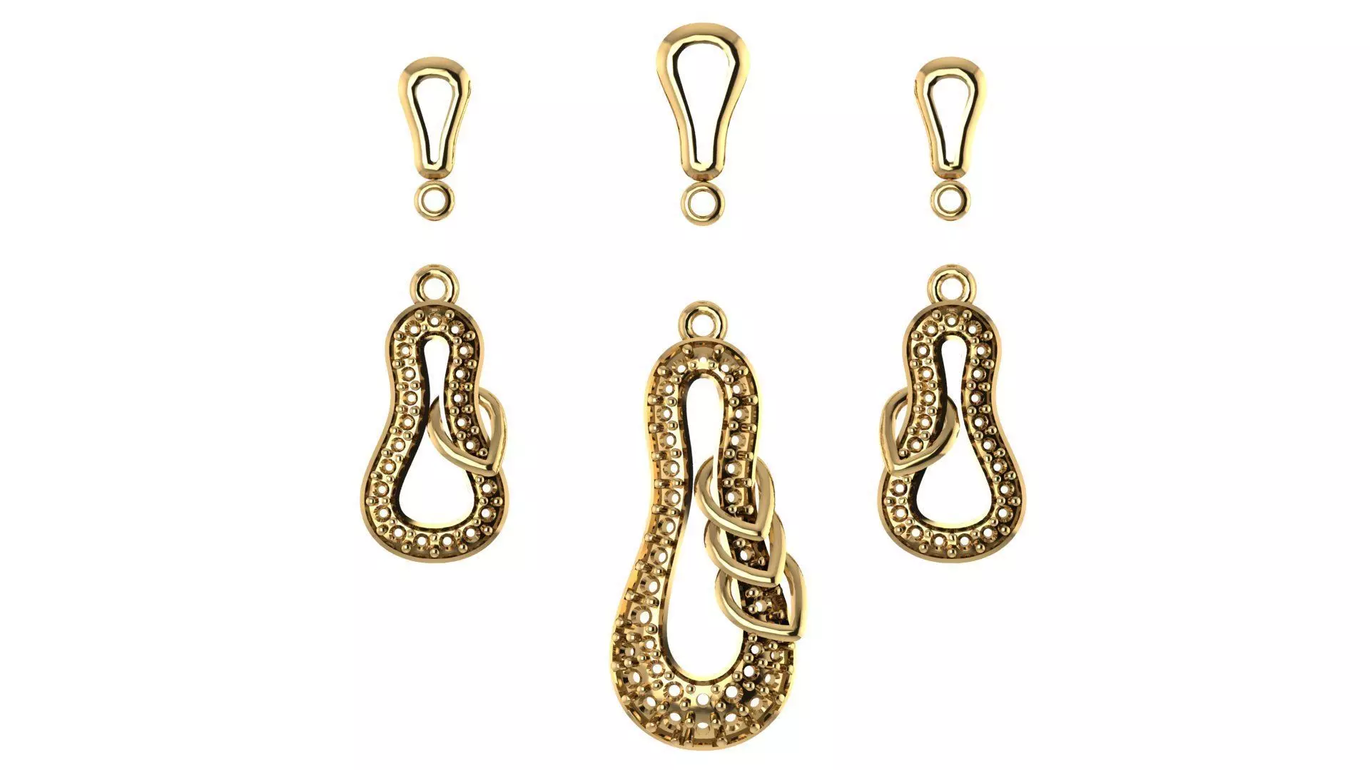 Women pendant 3D print model 3D print model_0