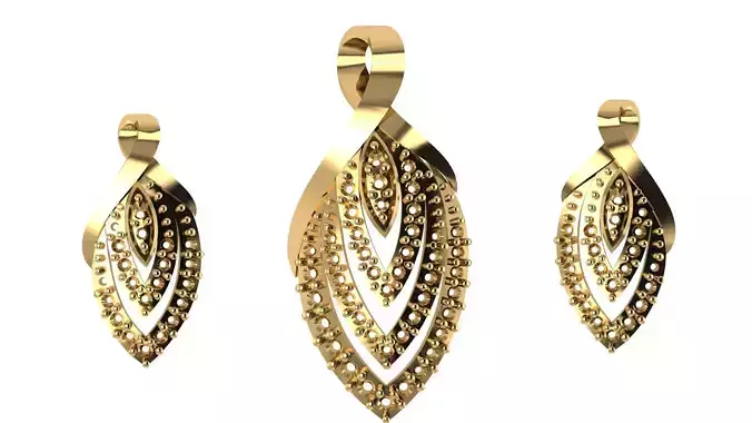 Women pendant 3D print model