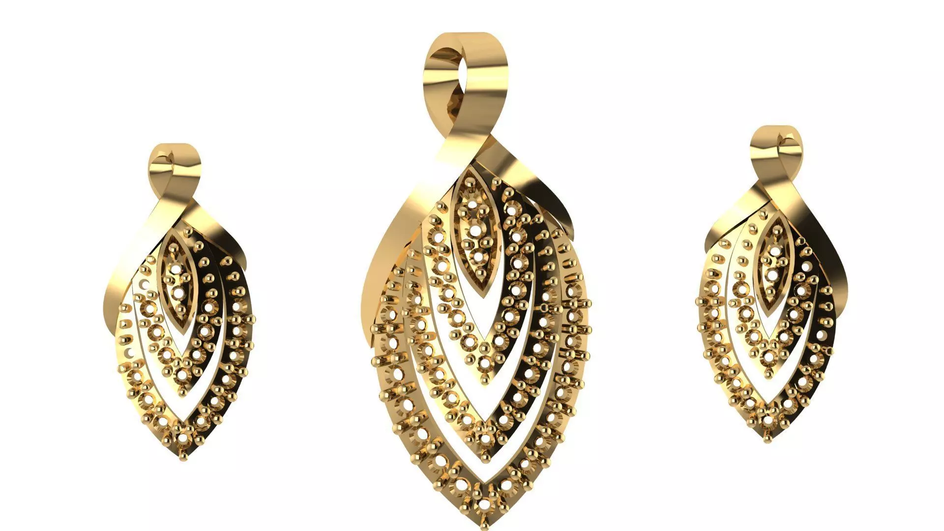 Women pendant 3D print model 3D print model_0