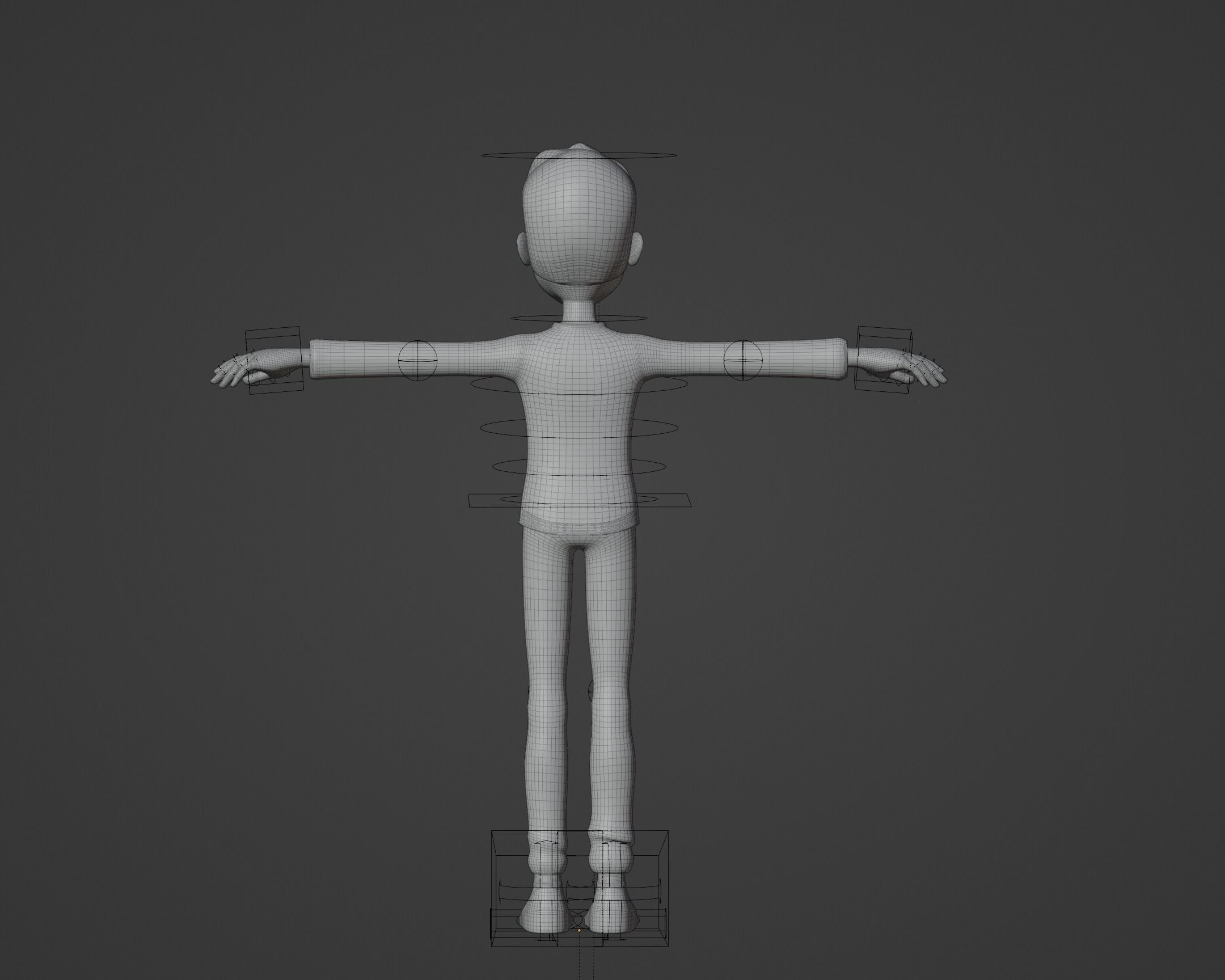 Cartoonish Man 3d model pixar disney style Free low-poly 3D model_10