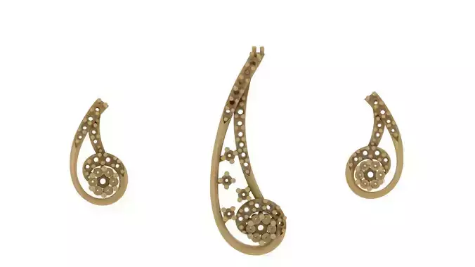 Women pendant 3D print model