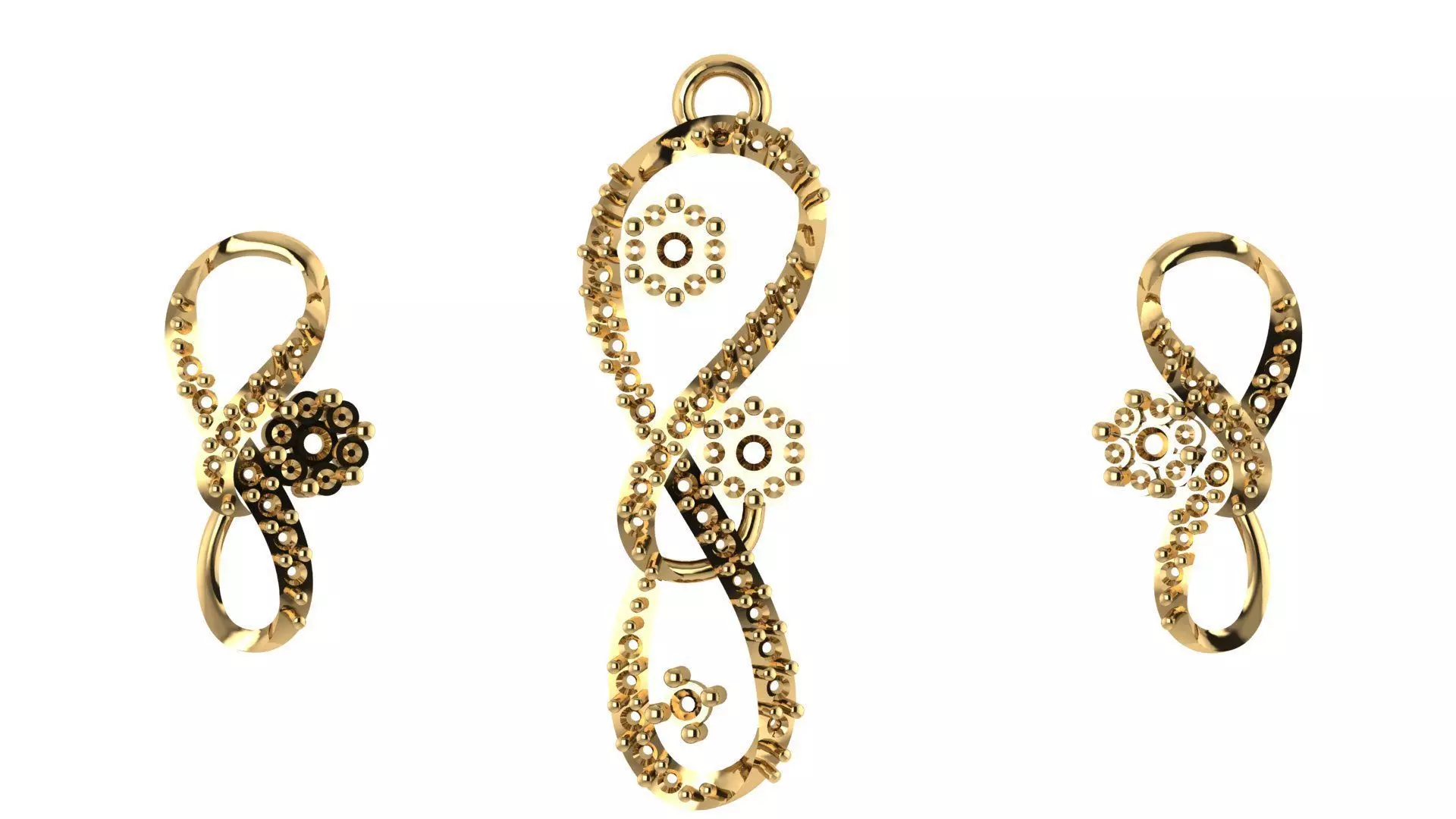 Women pendant 3D print model 3D print model_0