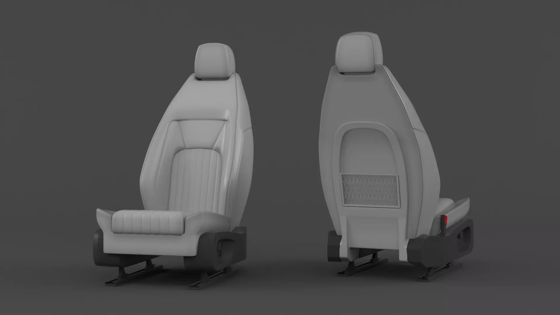 Car Seat 3D model_0