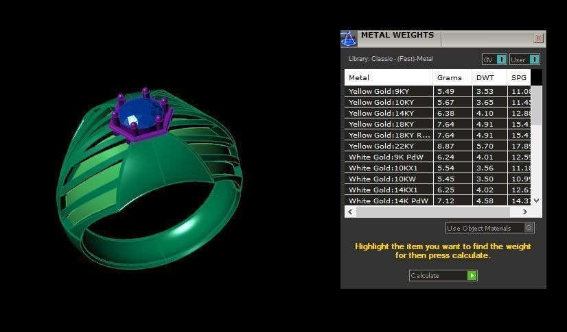 Rings 3D print model_4