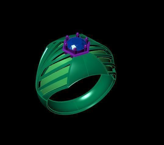 Rings 3D print model_2