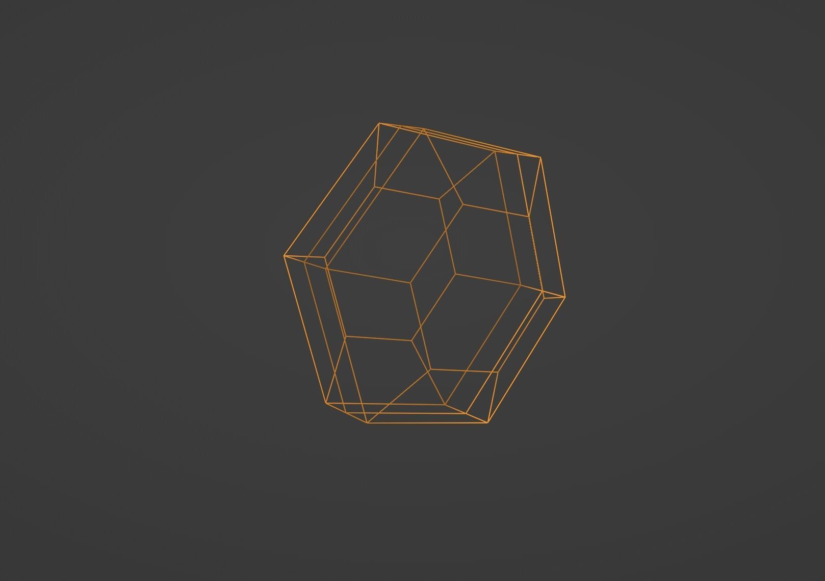 Low Poly Cartoon Gem Low-poly 3D model_3