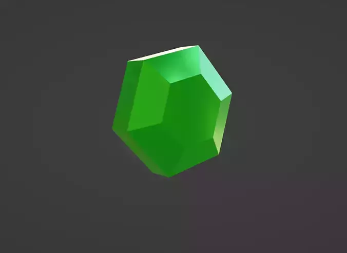 Low Poly Cartoon Gem