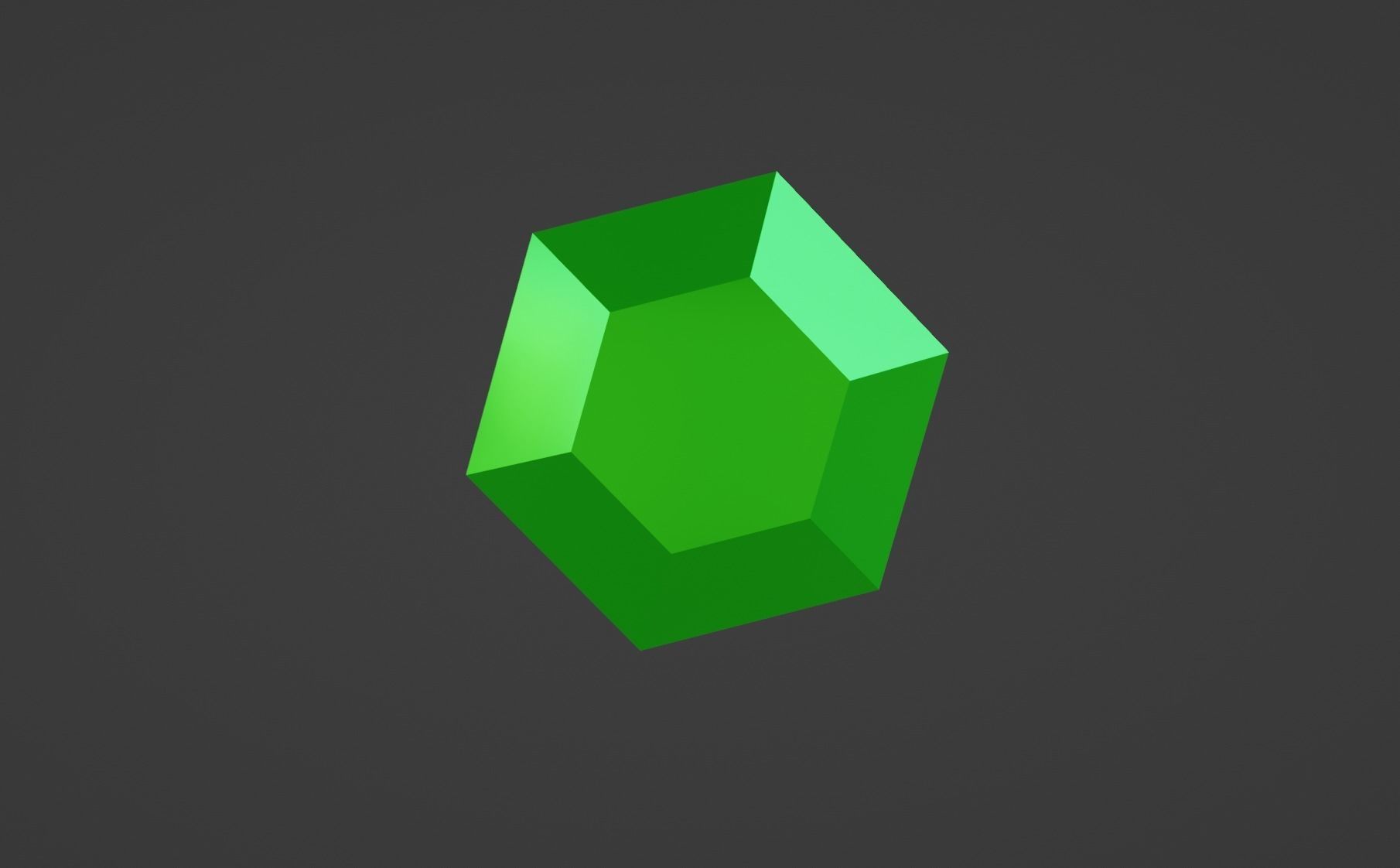 Low Poly Cartoon Gem Low-poly 3D model_1