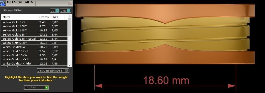 BuLGaRi Ring - Diferent Sizes 3D print model_12