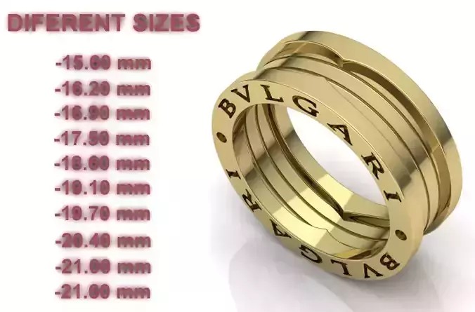 BuLGaRi Ring - Diferent Sizes