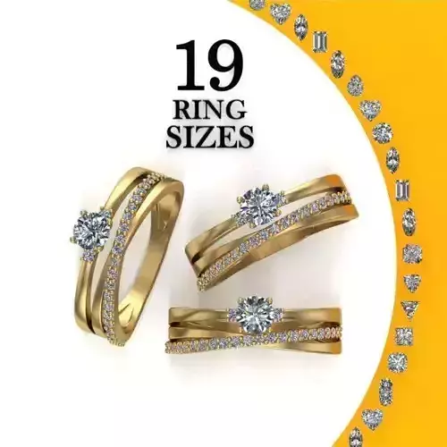 Duble Engagement Ring