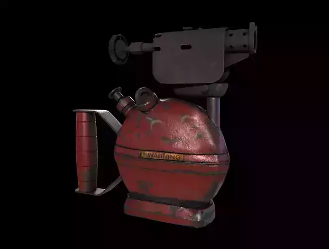 Gas Gun  Lowpoly 