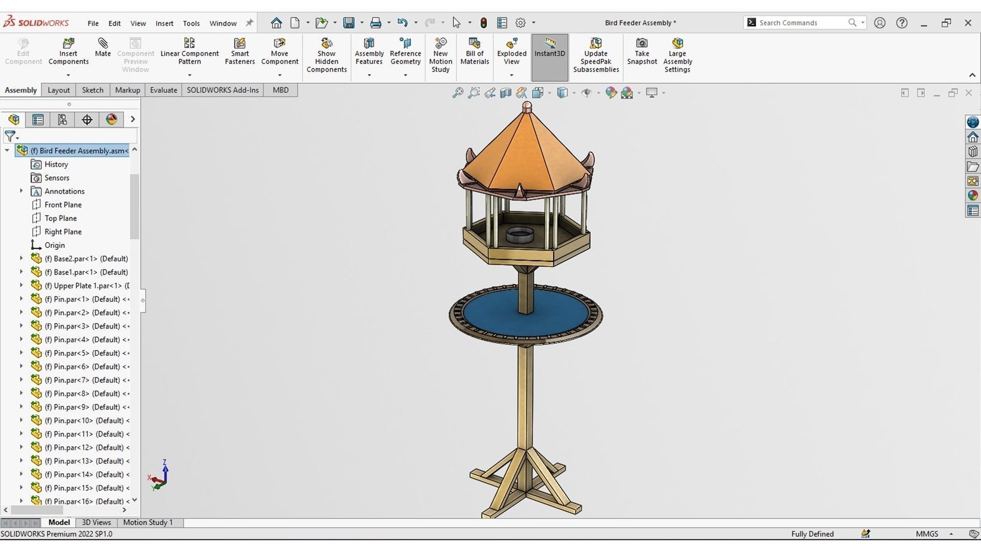 Bird Feeder 3D model_10