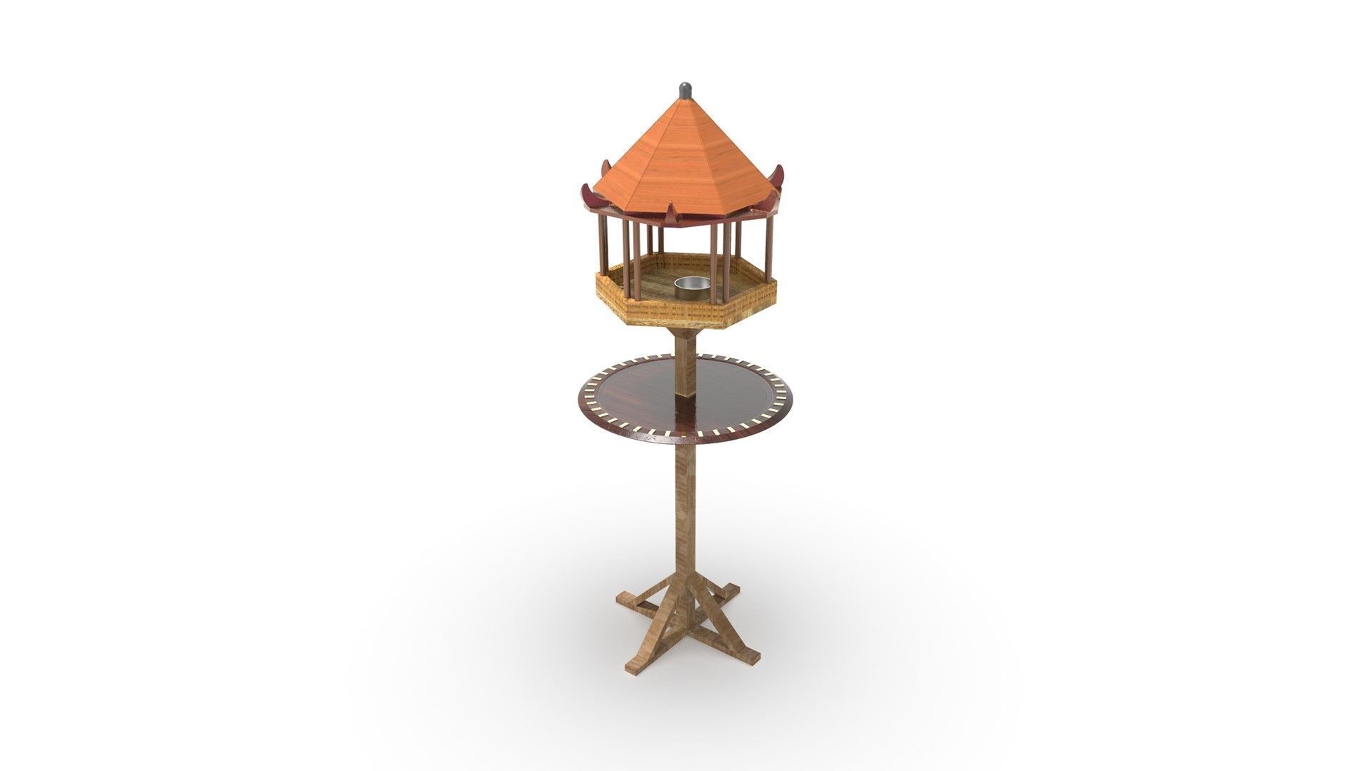 Bird Feeder 3D model_4
