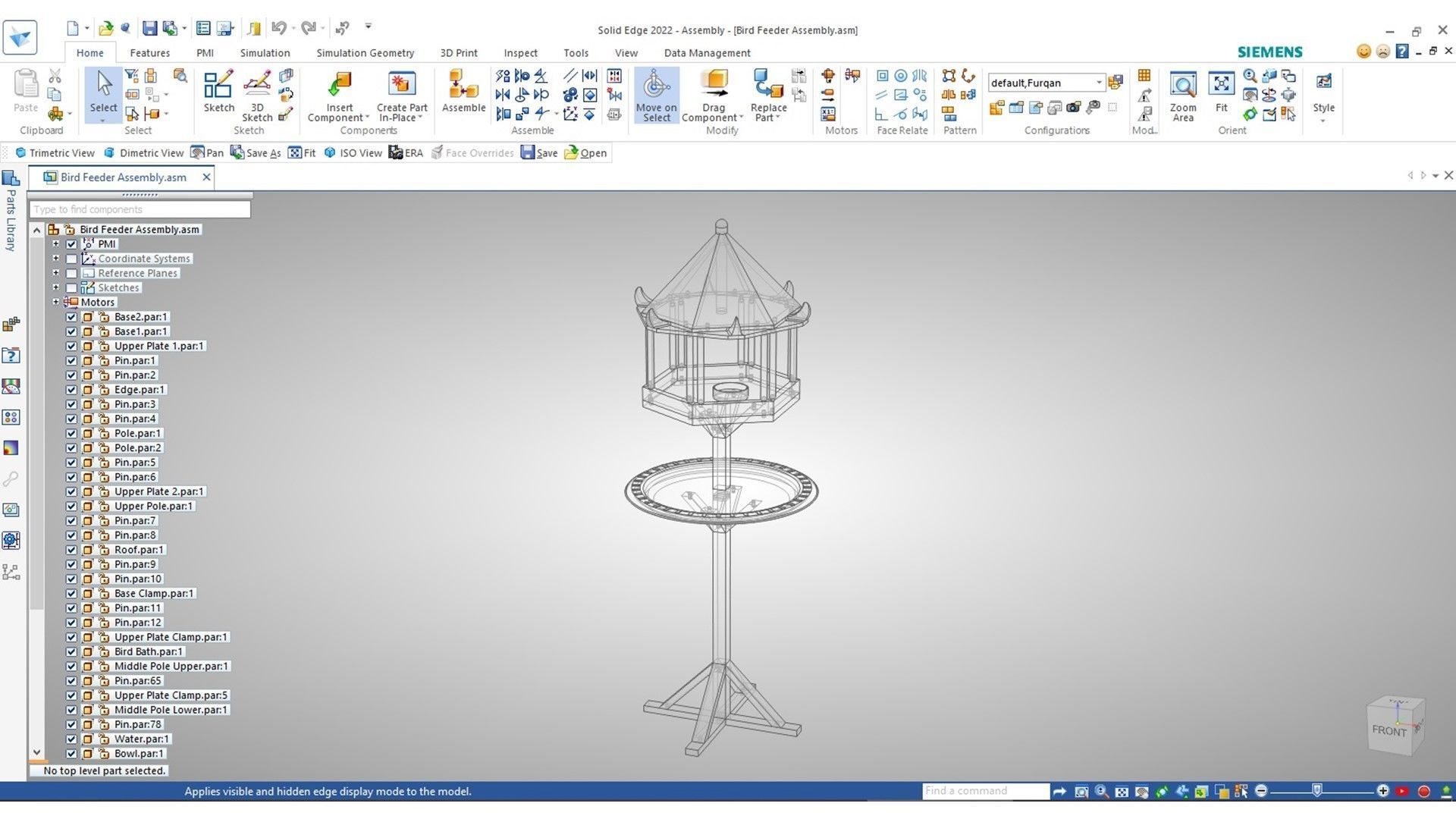 Bird Feeder 3D model_14