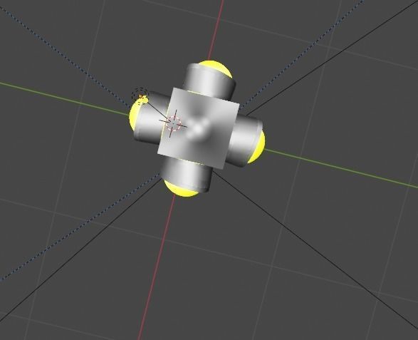 Traffic lights set for pedestrian and vehicles 3D model Low-poly 3D model_4