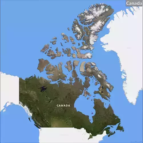 Canada Terrain Topography Elevation DEM Geography Landscape