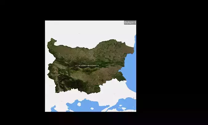Bulgaria Terrain Topography Elevation DEM Geography Landscape
