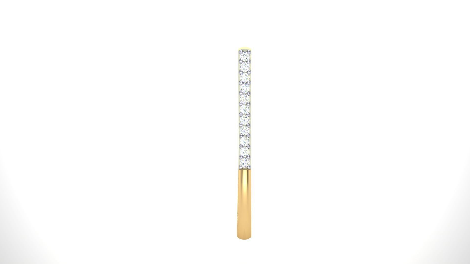 Geometric Theme Diamond Earrings obj stl 3dmf renders details 3D print model_5