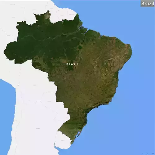 Brazil Terrain Topography Elevation DEM Geography Landscape