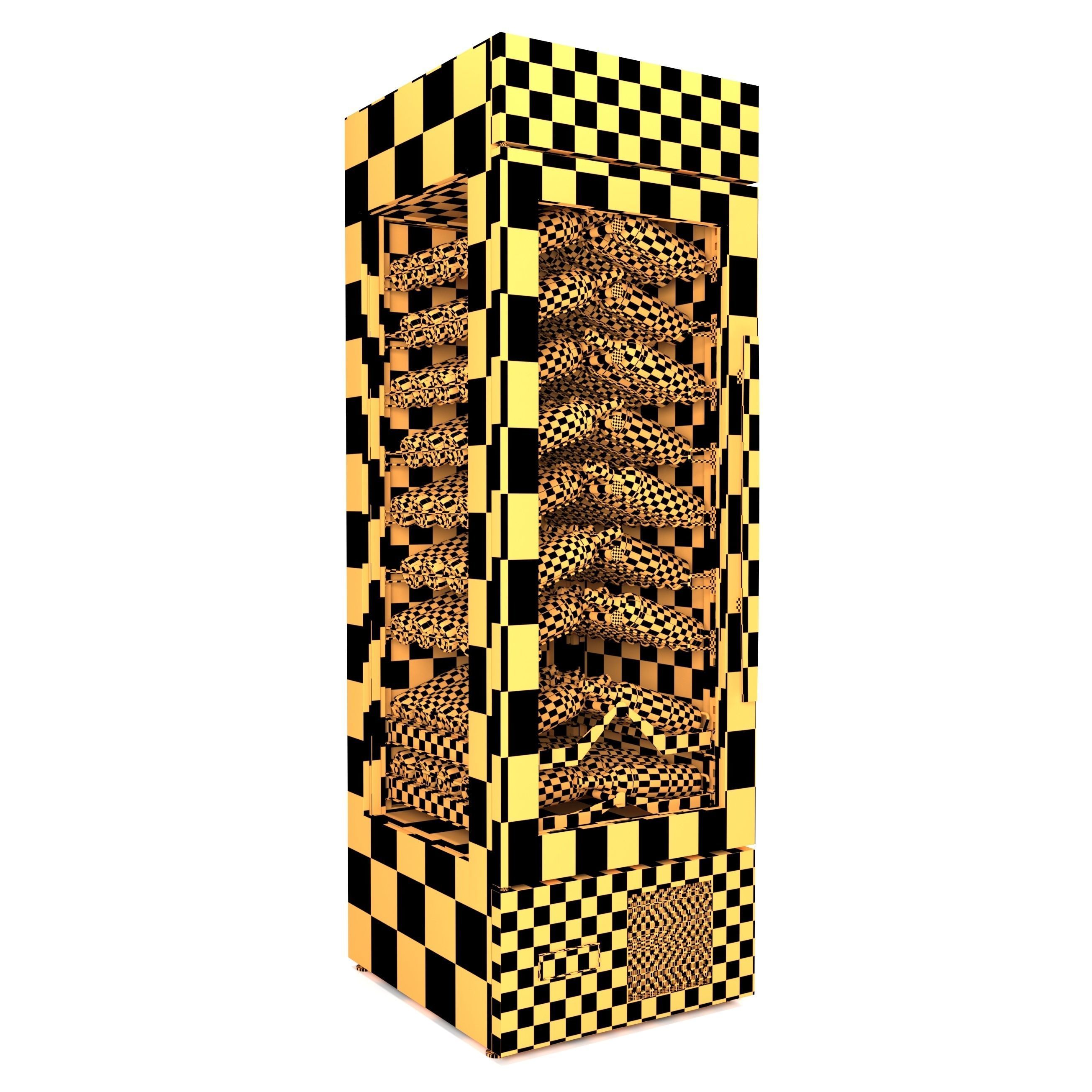 wine cooler 3D model_5