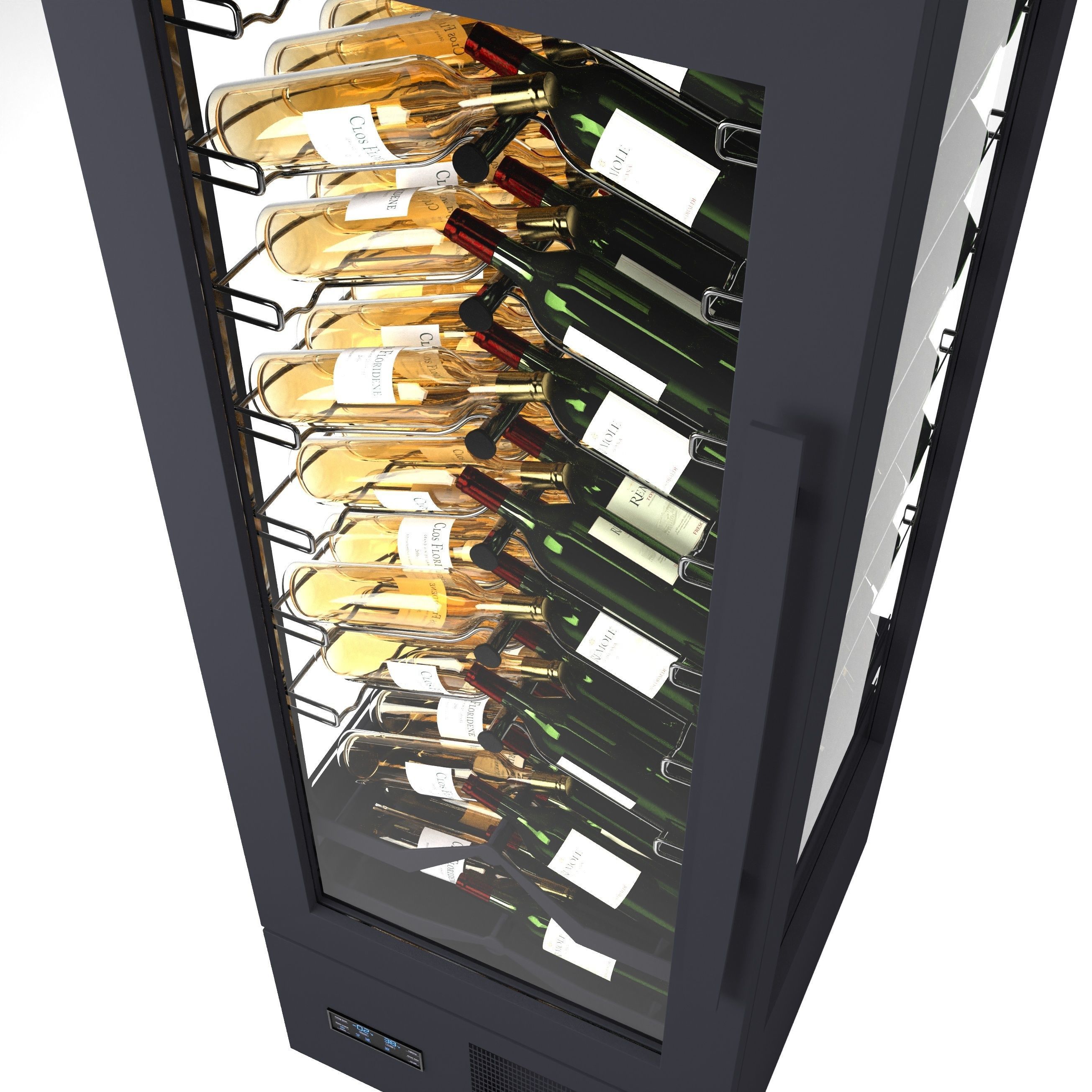 wine cooler 3D model_1