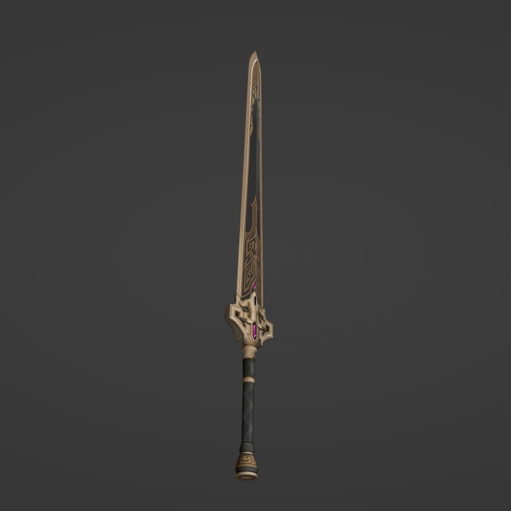 Sushang Sword - Honkai Star Rail - Sushang Cosplay 3D print model_4