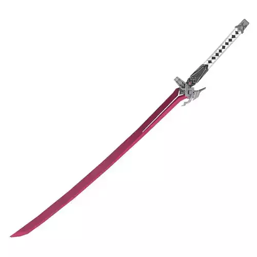 Kafka Katana - Honkai Star Rail - Kafka Cosplay 3D print model