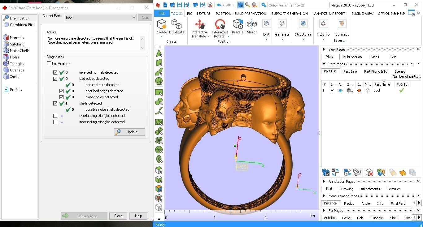 Robot Human Ring 3D print model_10
