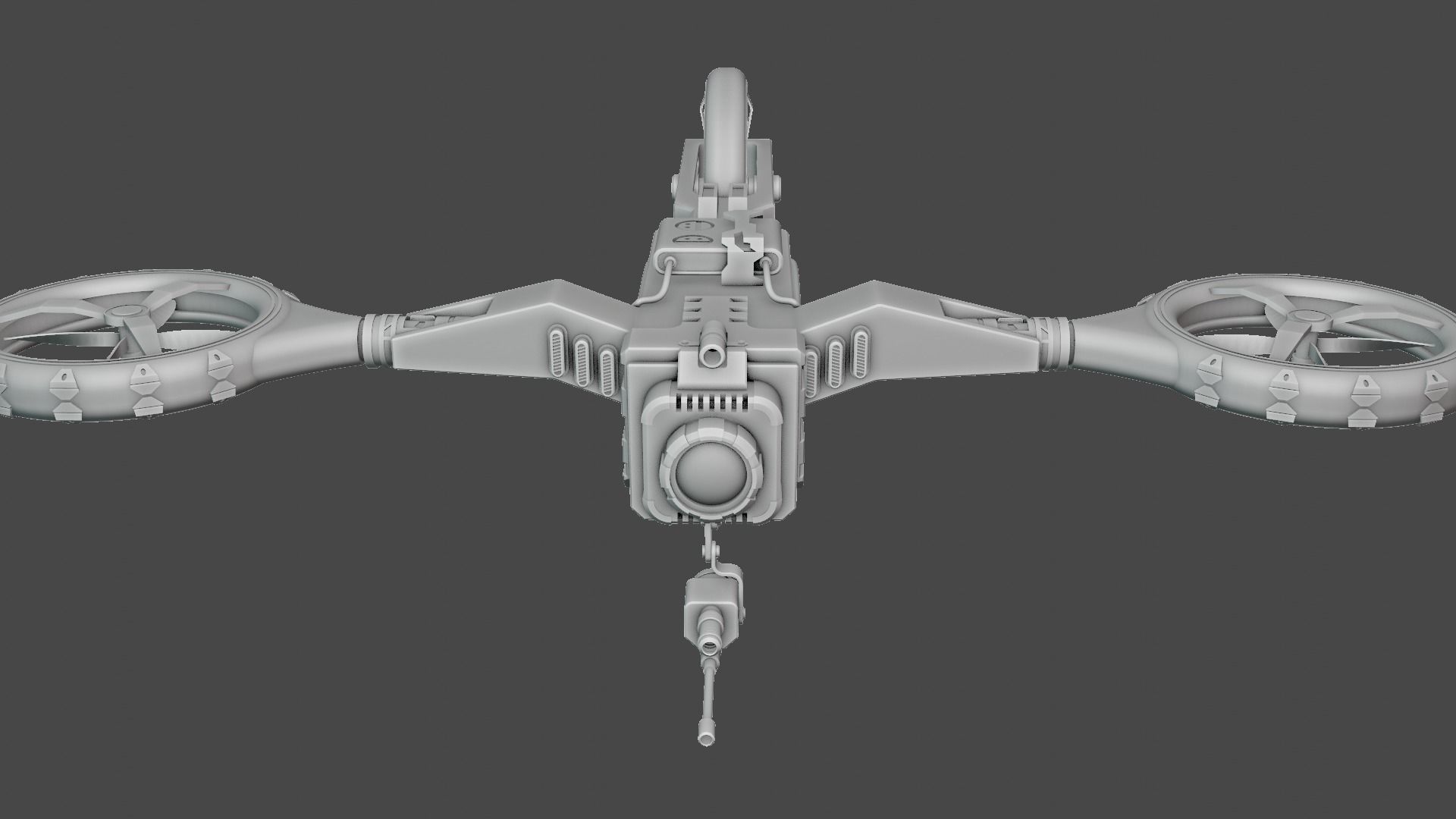 3D model Drone UAV cambat model VR / AR / low-poly | CGTrader