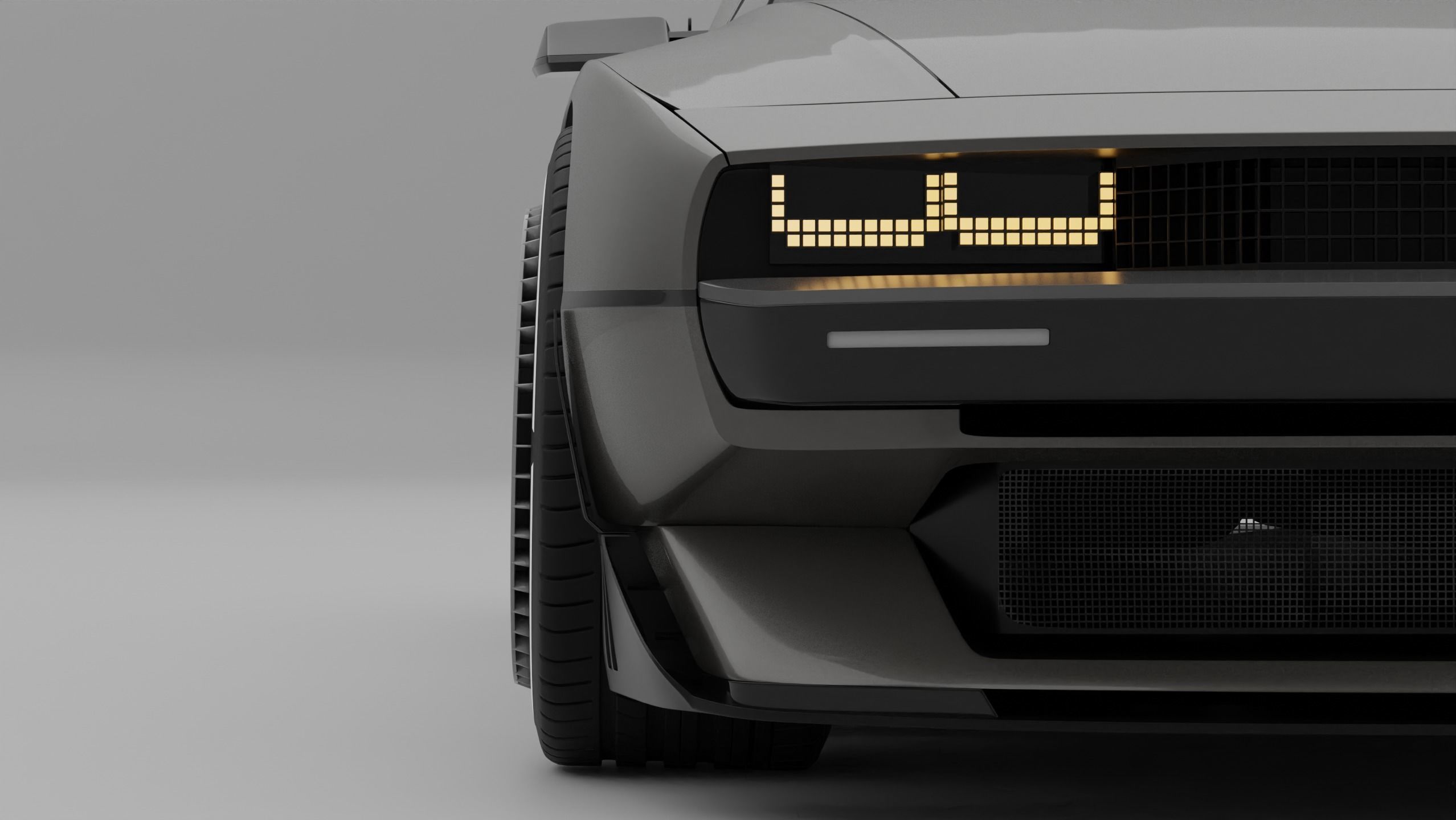Hyundai N Vision 74 3D Blender File Textured And FBX OBJ Files 3D model_4