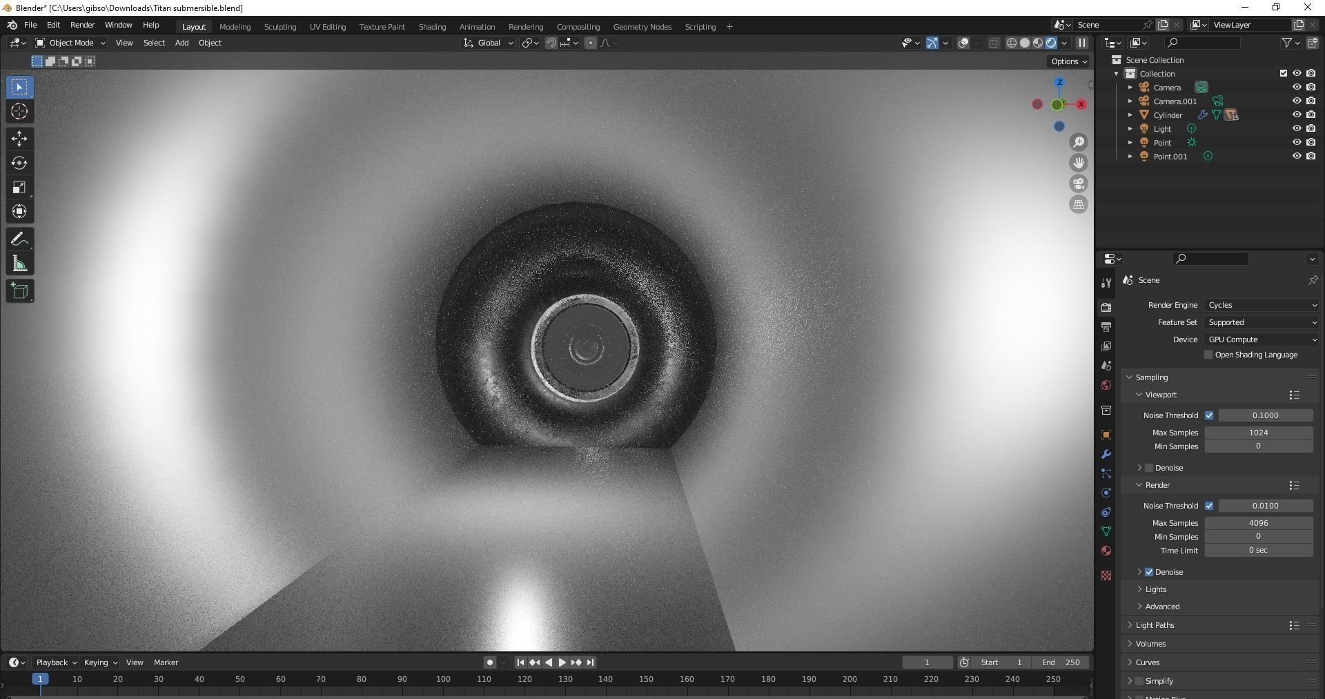 Ocean Gate Titan submarine Low-poly 3D model_10