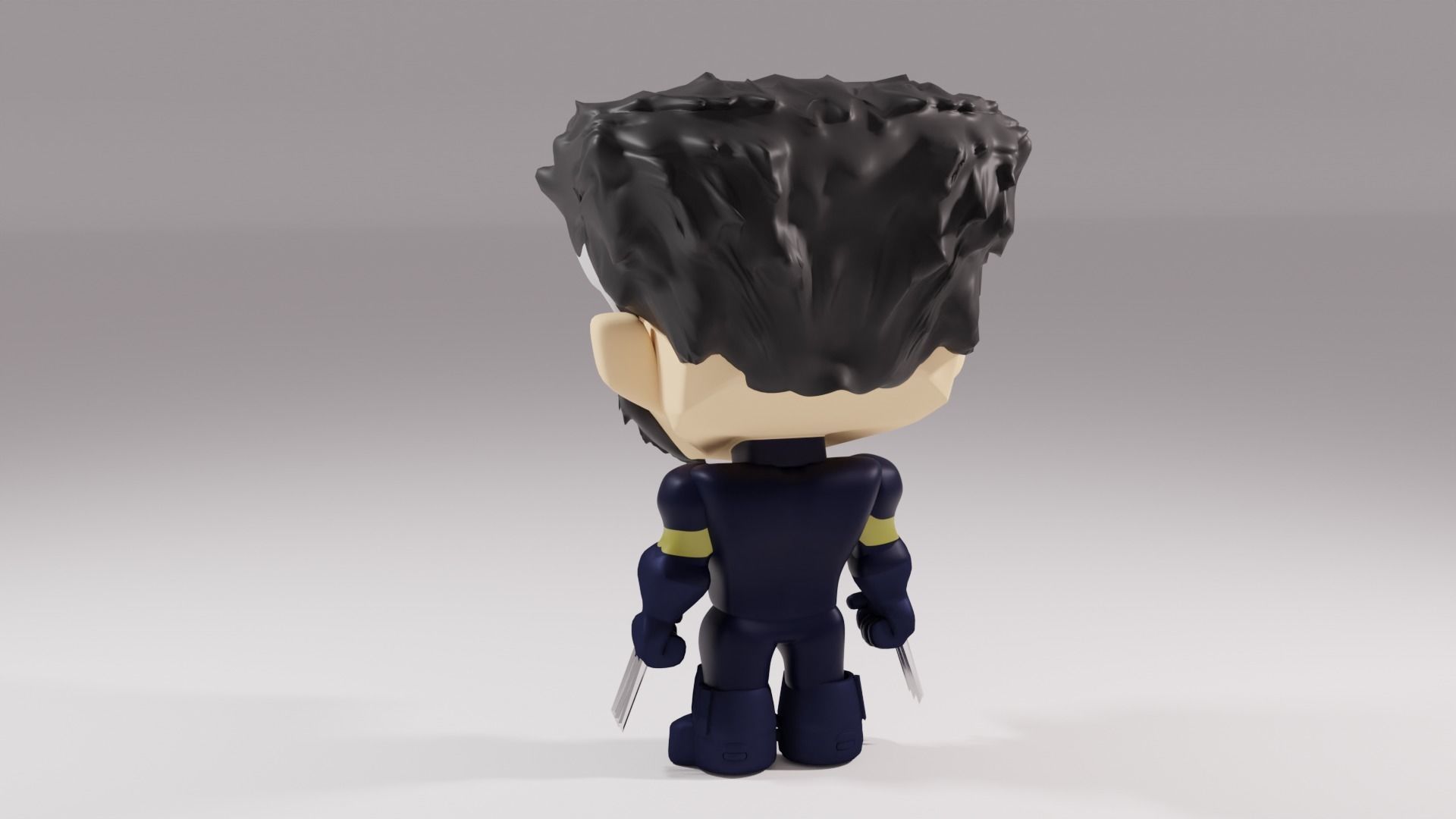 X Men - Wolverine 3D model_9