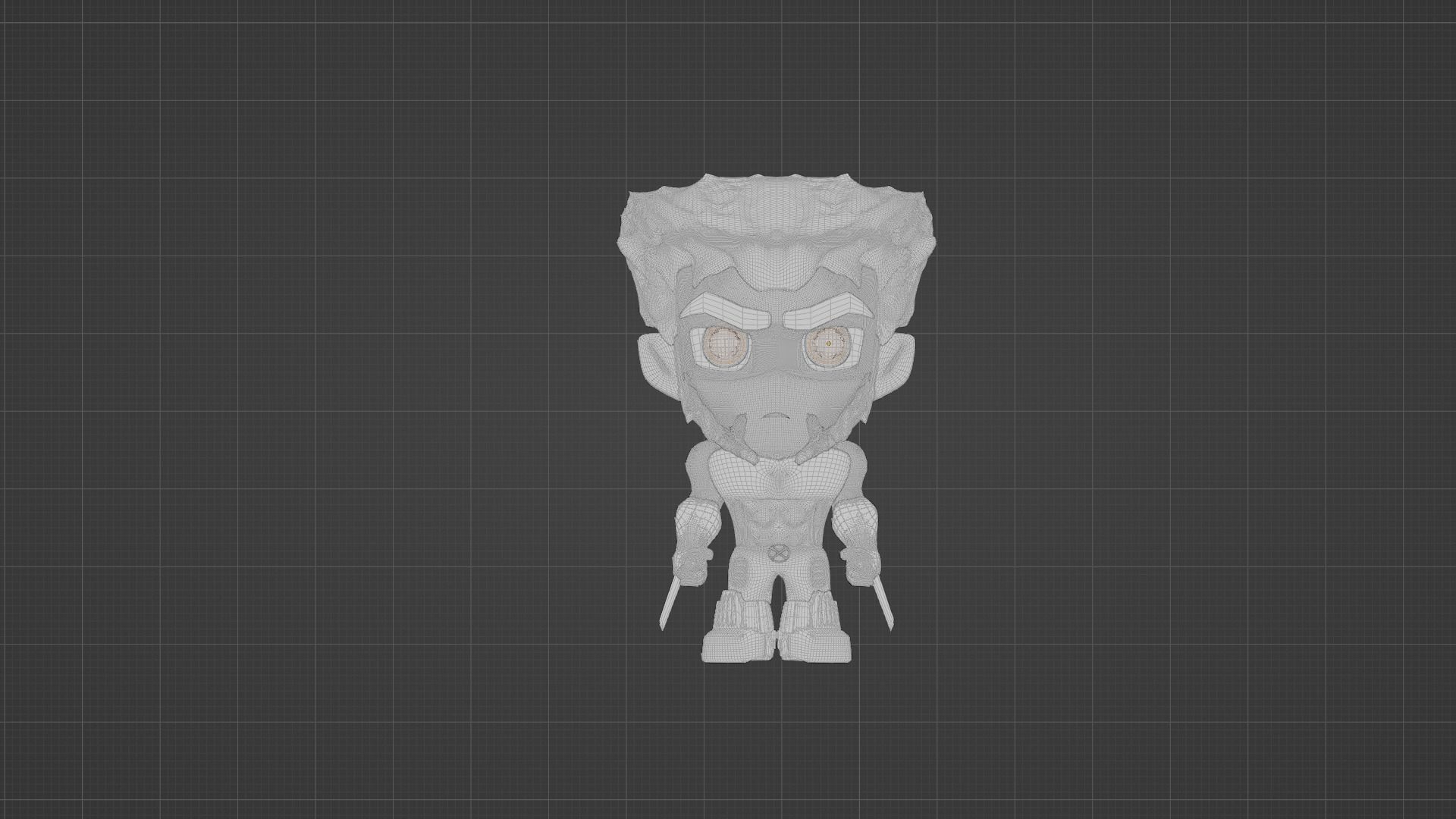 X Men - Wolverine 3D model_12