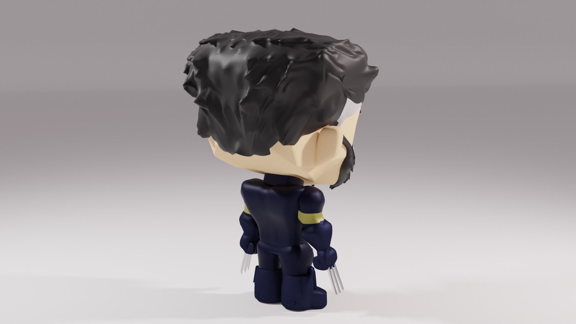 X Men - Wolverine 3D model_8