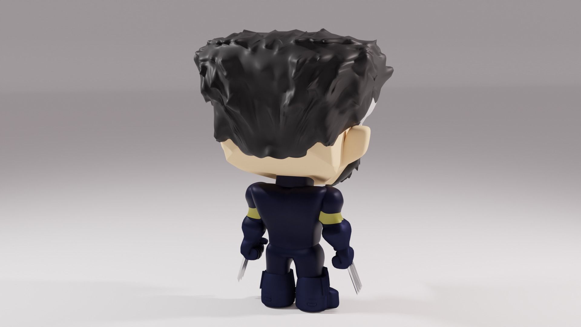X Men - Wolverine 3D model_10