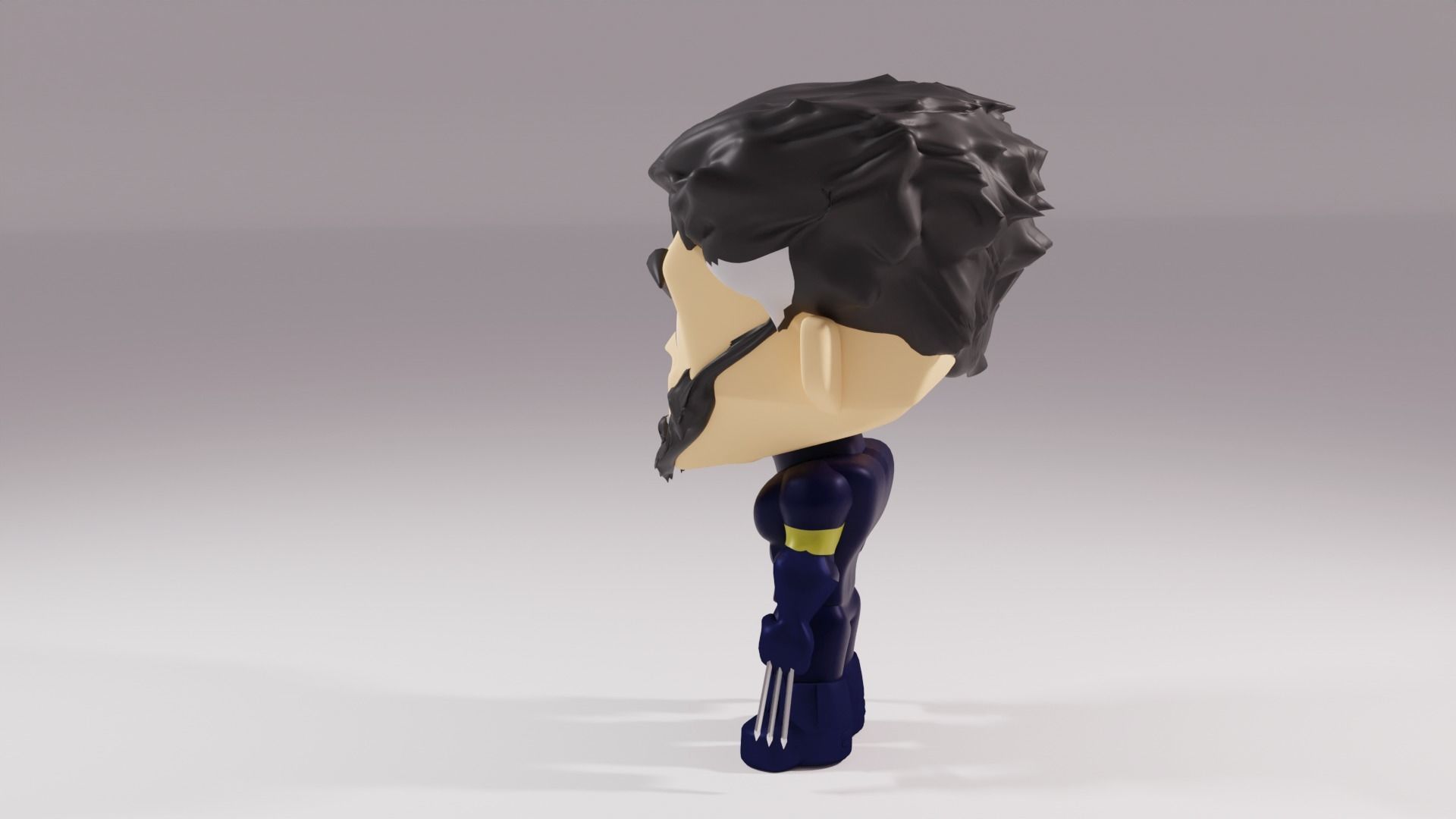 X Men - Wolverine 3D model_11