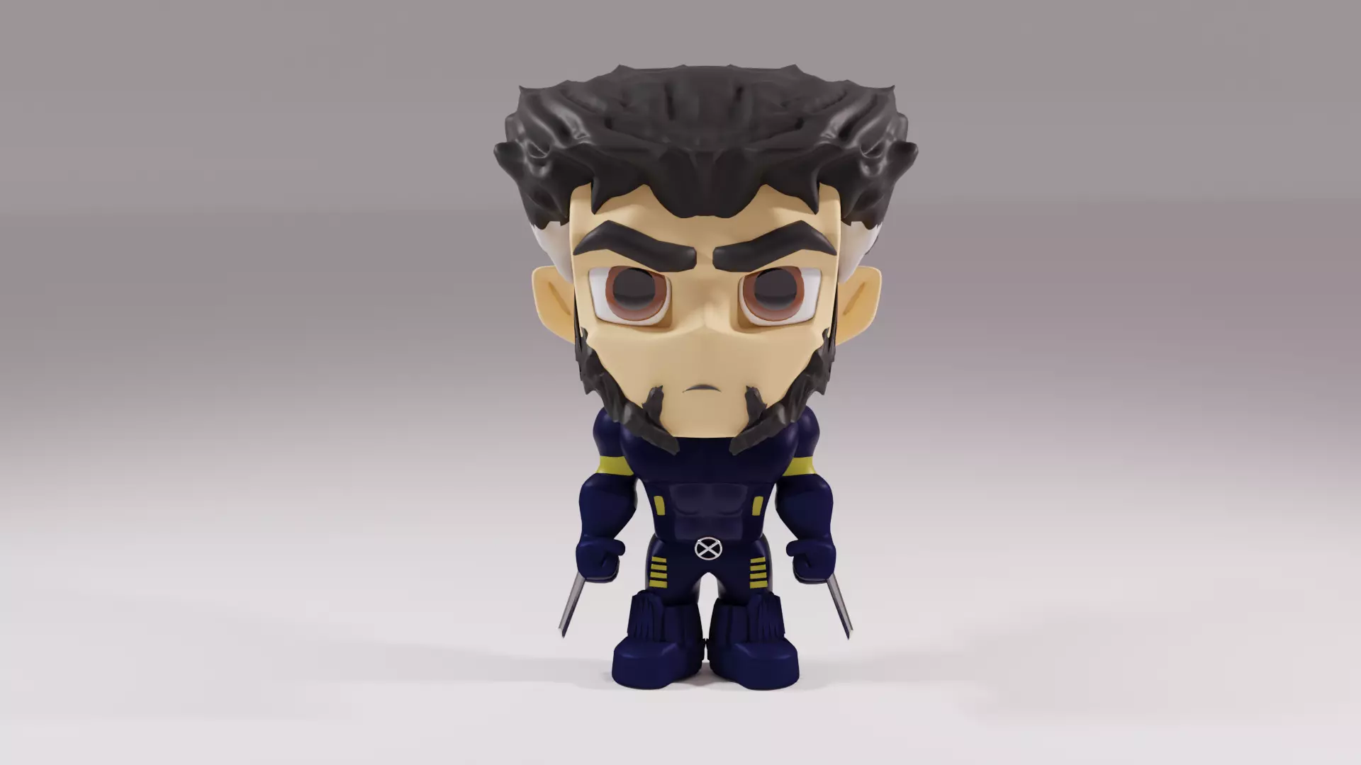 X Men - Wolverine 3D model_0