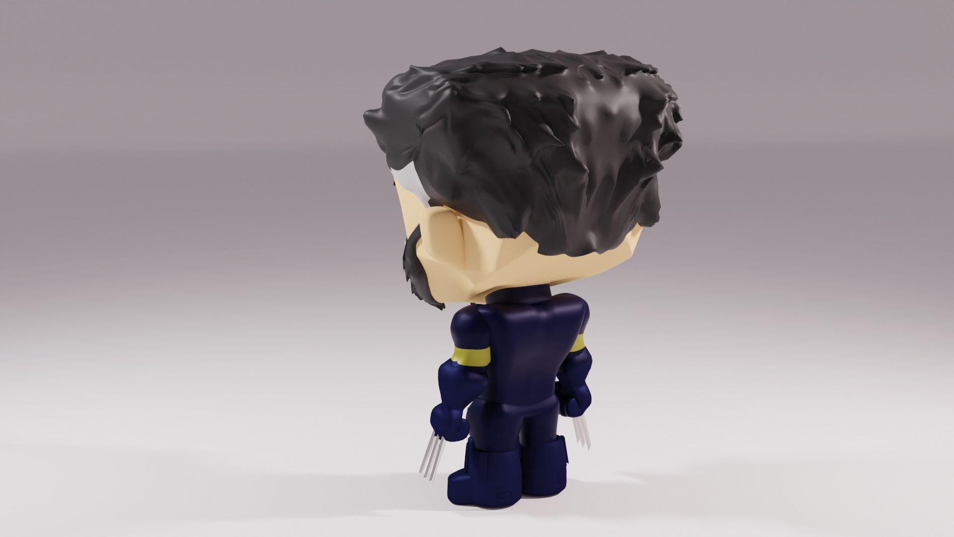 X Men - Wolverine 3D model_6