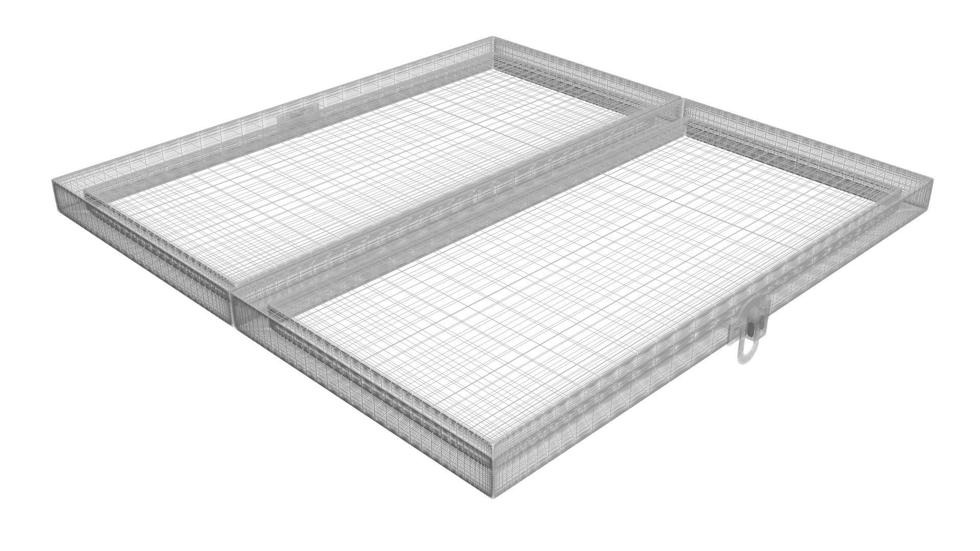 Opened Chess Board 3D model_9