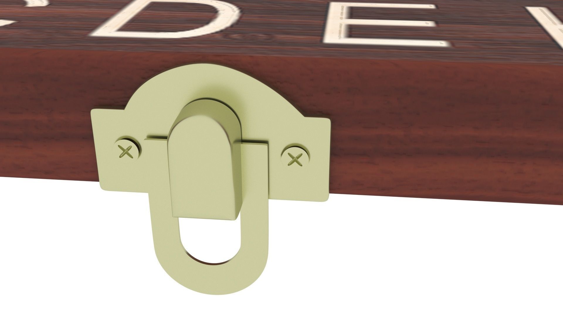 Opened Chess Board 3D model_4