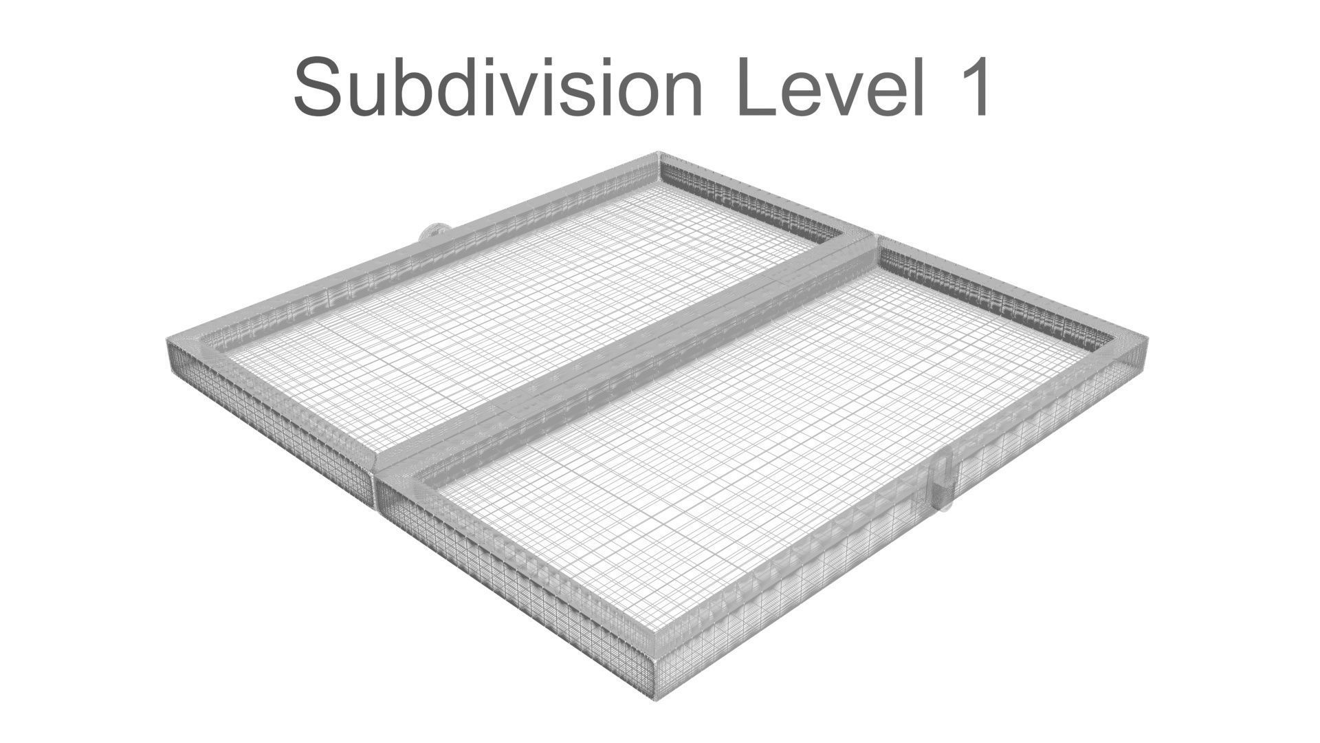 Opened Chess Board 3D model_23