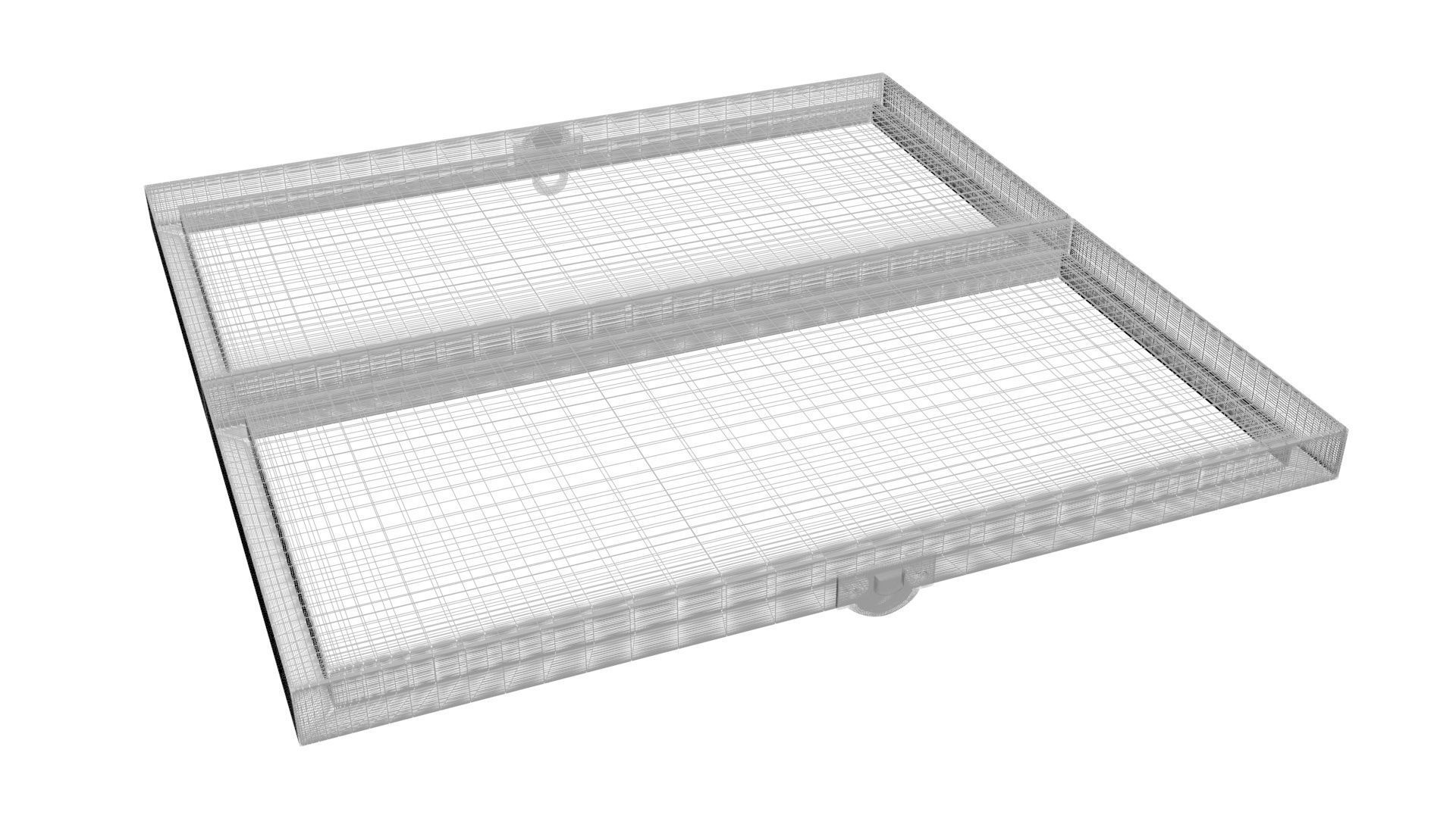 Opened Chess Board 3D model_11