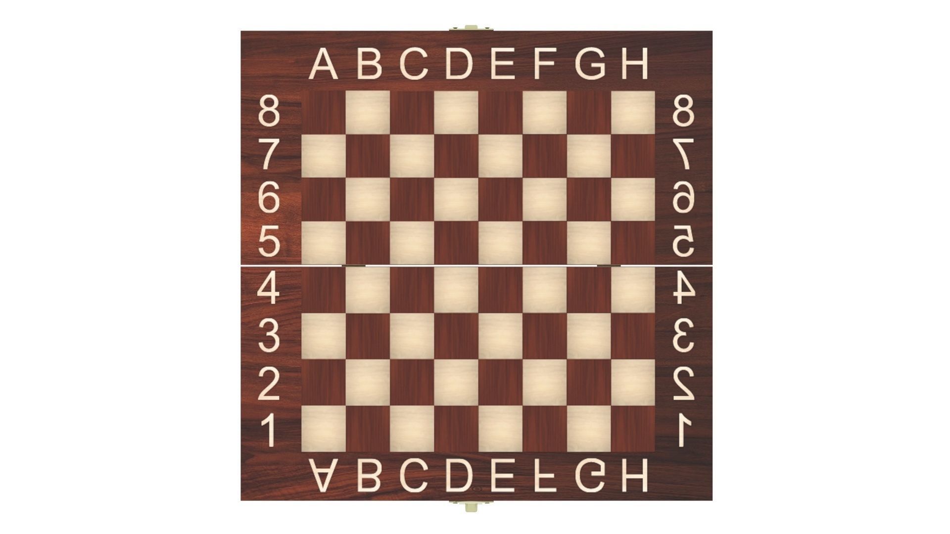Opened Chess Board 3D model_7
