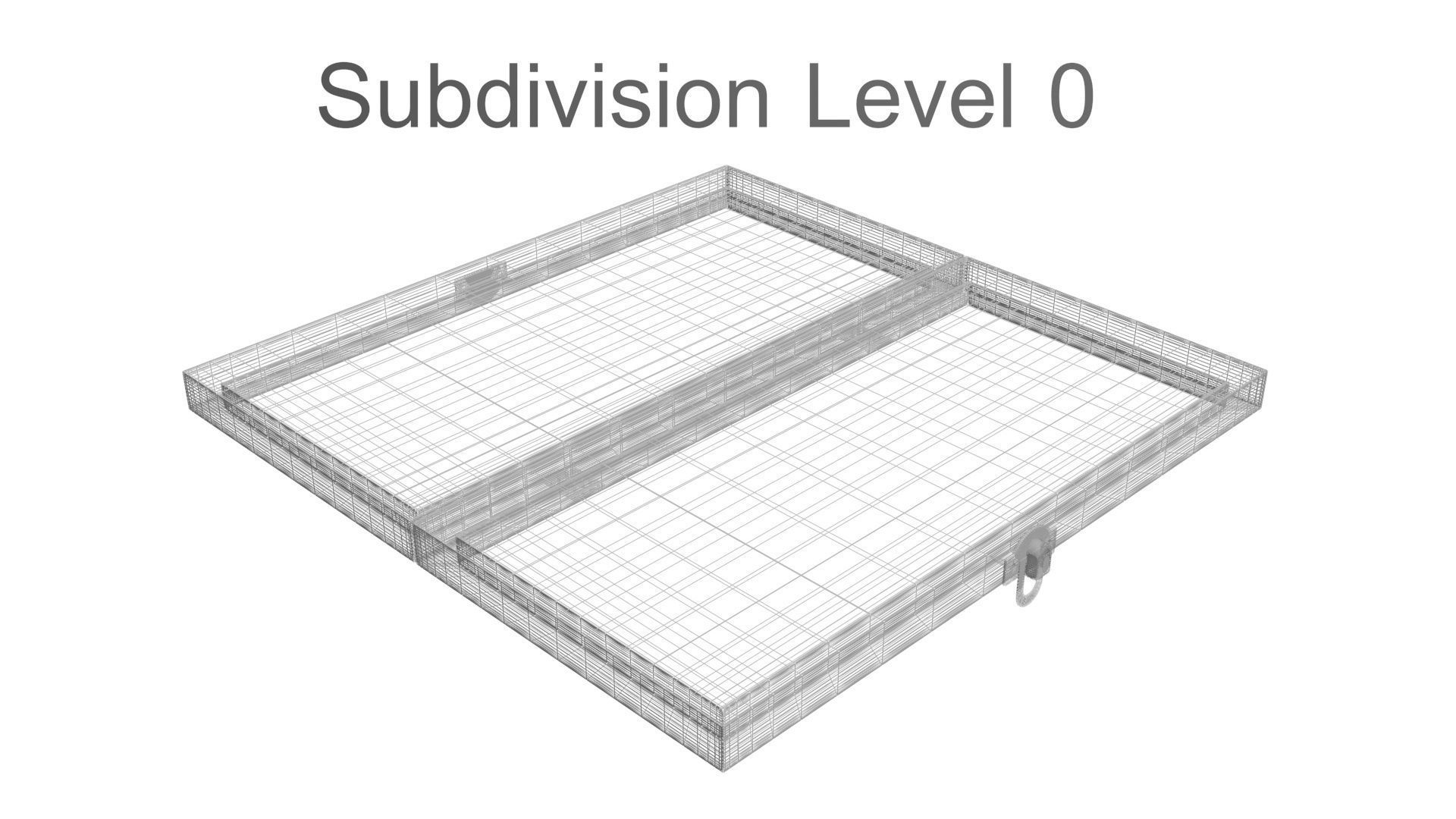 Opened Chess Board 3D model_21